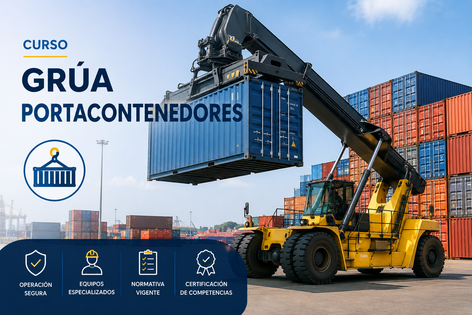 Curso Operador/a de Grua Portacontedores