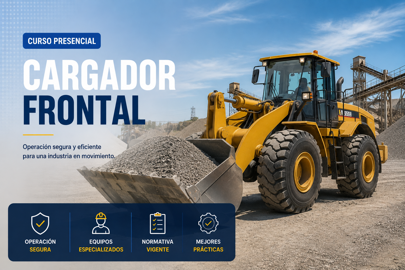 Curso Operador/a Cargador Frontal